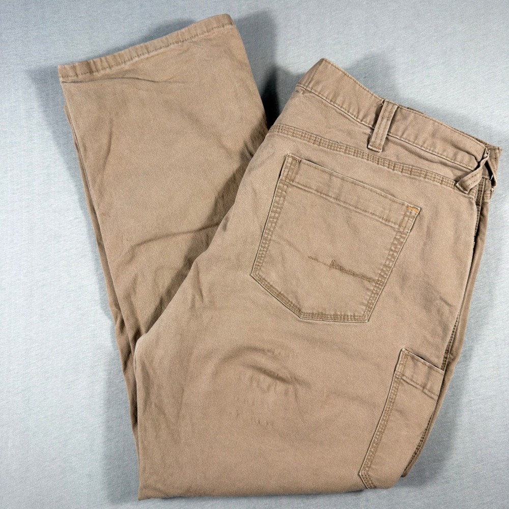 Ariat Rebar M4 Mens Tan Khaki Low Rise Straight Leg Work Utility Pants 40x30